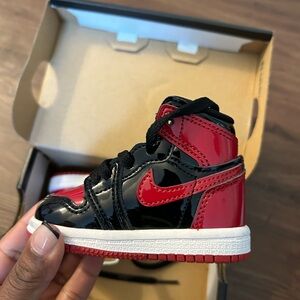 Toddler air Jordan 1 retro high OG GS Patent Bred